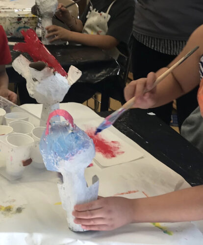 Lesson 7: Painting Sculpture Puppets - Studio in a School