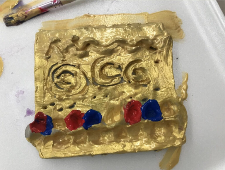 Lesson 10 Painting Clay Tiles Studio in a School